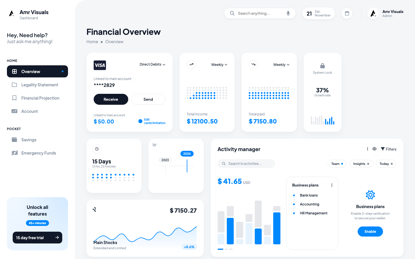 Dashboard preview